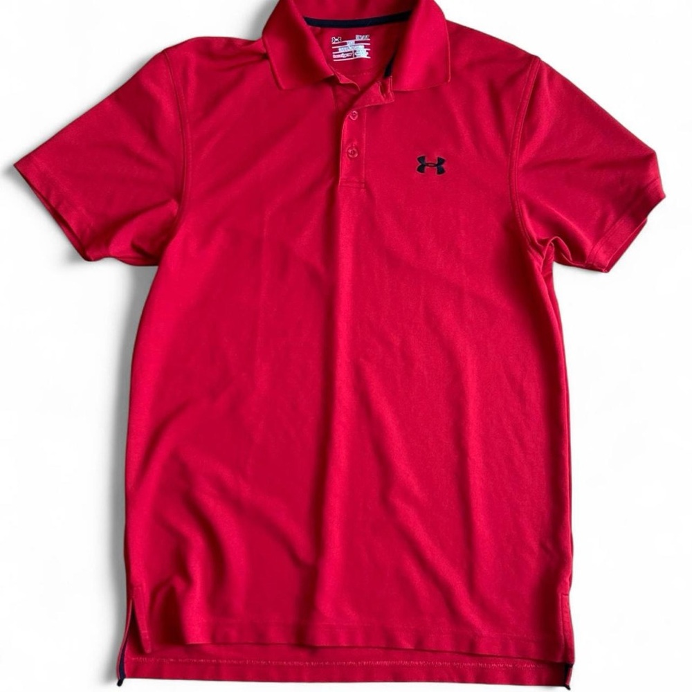 Under Armour Men's Vivid Red Polo Shirt